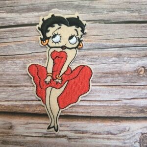 3/13$  Betty Boop Vintage Cartoon Pin Up 90'S Biker Embroidered Patch.
